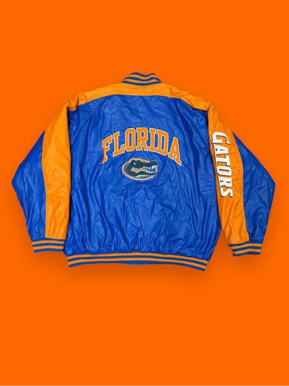 Y2K Florida Gators Blue Orange Bomber Jacket